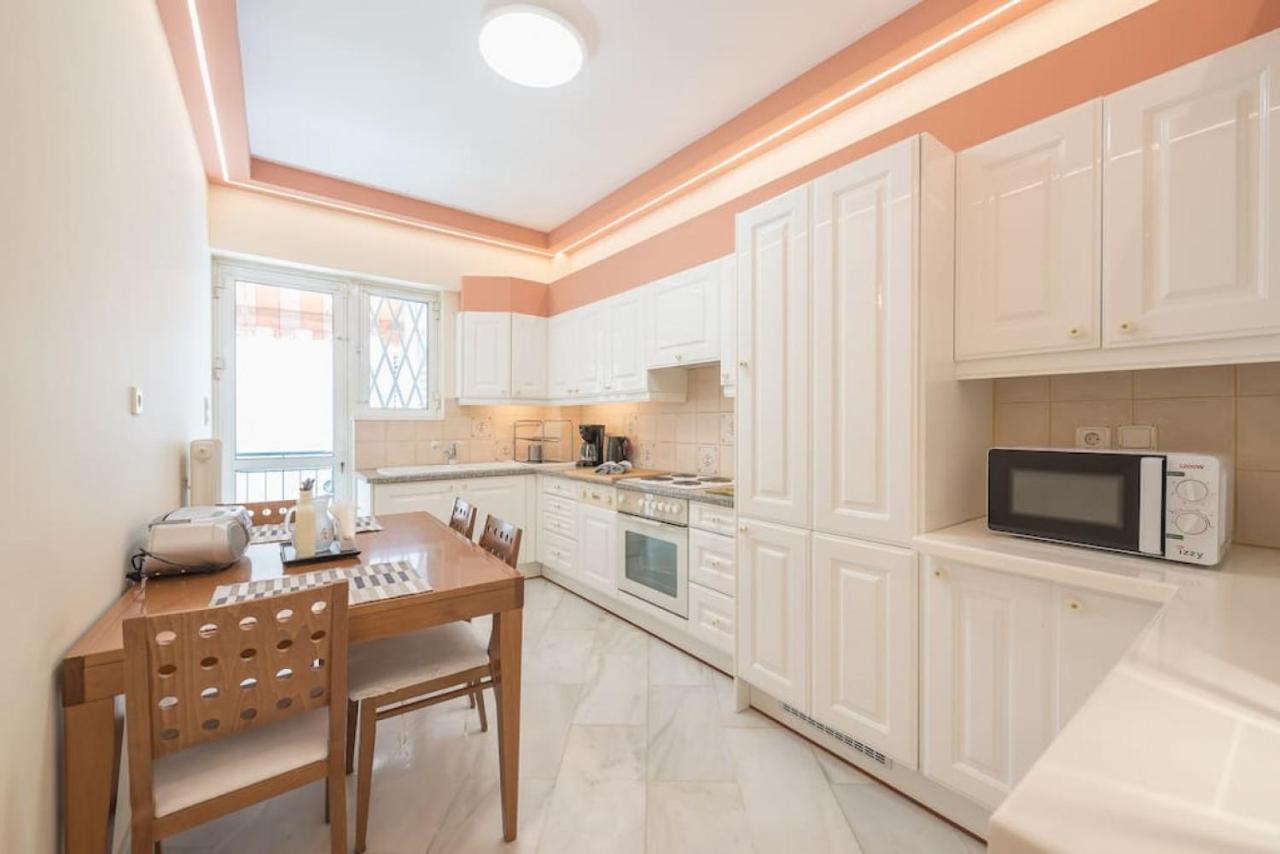 Central 3Br Apartment Next To Panormou Metro! Athens Luaran gambar